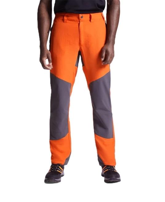 Pantaloni stretch pentru exterior, portocaliu-gri inchis Pantaloni stretch pentru exterior, portocaliu-gri inchis