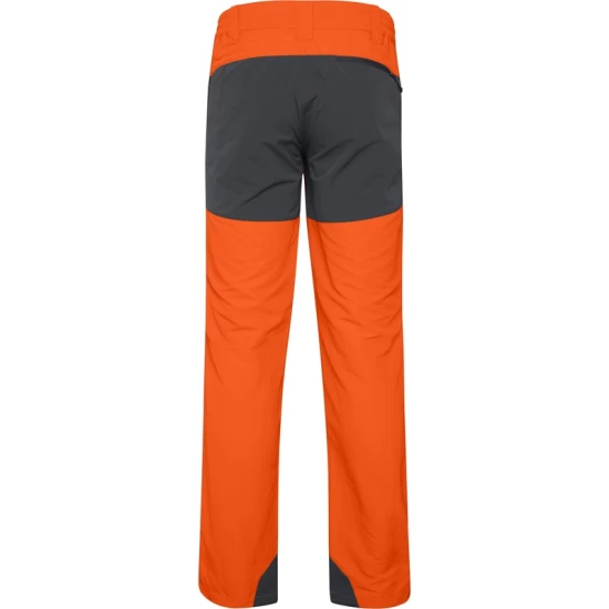Pantaloni de lucru flexibili elastan, bicolori, portocaliu-gri inchis Pantaloni de lucru flexibili elastan, bicolori, portocaliu-gri inchis