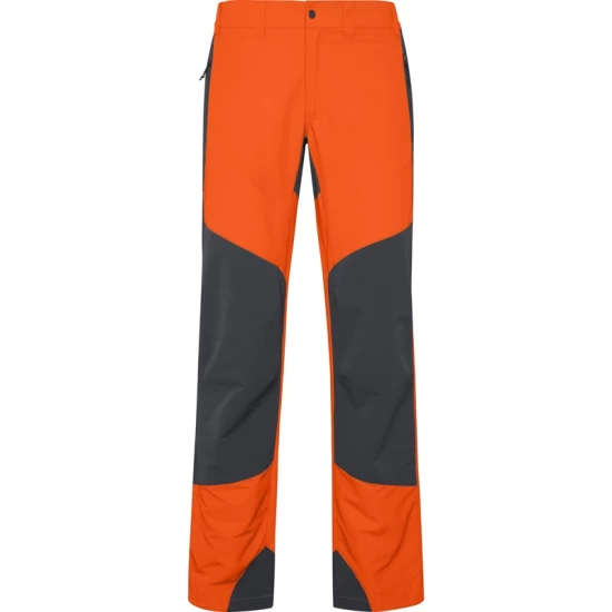 Pantaloni de lucru flexibili elastan, bicolori, portocaliu-gri inchis Pantaloni de lucru flexibili elastan, bicolori, portocaliu-gri inchis