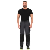 Pantaloni de lucru  tercot rezistent Brave, 270g/m2, gri verde