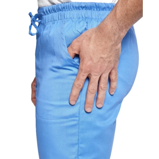Pantaloni industria alimentara sau Curatenie, tercot 195g/m2, rosu Pantaloni industria alimentara sau Curatenie, tercot 195g/m2, rosu