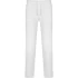 Pantaloni cu snur si buzunare, tercot 195g/m2 alb