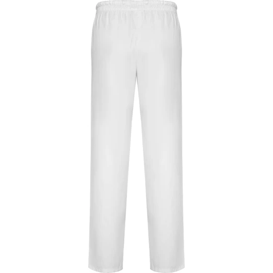 Pantaloni industria alimentara sau Curatenie, tercot 195g/m2 alb Pantaloni industria alimentara sau Curatenie, tercot 195g/m2 alb