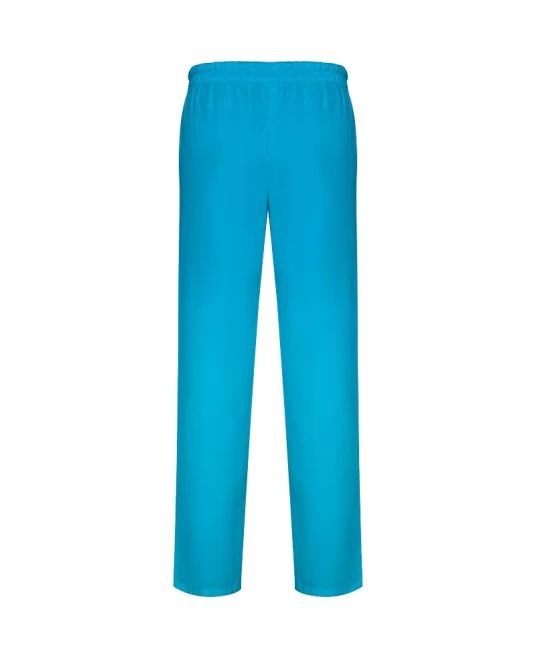 Pantaloni cu snur si buzunare, tercot 195g/m2 albastru turcoaz Pantaloni cu snur si buzunare, tercot 195g/m2 albastru turcoaz