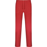 Pantaloni cu snur si buzunare, tercot 195g/m2  rosu