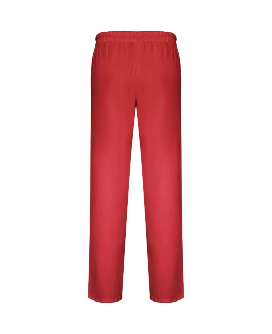 Pantaloni cu snur si buzunare, tercot 195g/m2  rosu Pantaloni cu snur si buzunare, tercot 195g/m2  rosu