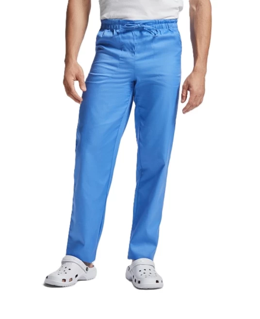 Pantaloni cu snur si buzunare, tercot 195g/m2 albastru  Pantaloni cu snur si buzunare, tercot 195g/m2 albastru