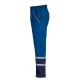 Pantaloni de lucru Colins bumbac 240g/m2, albastru benzi reflectorizante Pantaloni de lucru Colins bumbac 240g/m2, albastru benzi reflectorizante