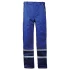 Pantaloni de lucru Colins tercot 200g/m2, albastru bleumarin benzi reflectorizante