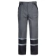 Pantaloni de lucru Colins bumbac 240g/m2, gri benzi reflectorizante Pantaloni de lucru Colins bumbac 240g/m2, gri benzi reflectorizante