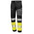 Pantaloni HiVis premium stretch, 245g/m2, negru-galben