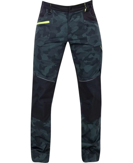 Pantaloni de lucru slim fit camuflaj – bumbac stretch rezistent Pantaloni de lucru slim fit camuflaj – bumbac stretch rezistent