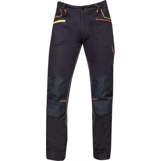 Pantaloni de lucru strech rezistenti la uzura, slim fit, negru Pantaloni de lucru strech rezistenti la uzura, slim fit, negru