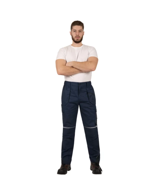 Pantaloni de lucru subtiri Drift, ripstop foarte rezistent, 200g/mp, bleumarin Pantaloni de lucru subtiri Drift, ripstop foarte rezistent, 200g/mp, bleumarin
