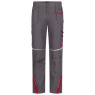 Pantaloni de lucru subtiri Drift, ripstop foarte rezistent, 200g/mp, gri rosu