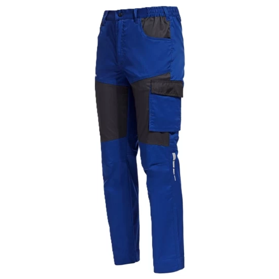 Pantaloni de lucru subtiri, ENOS stretch albastru-negru, 210g/m2 Pantaloni de lucru subtiri, ENOS stretch albastru-negru, 210g/m2