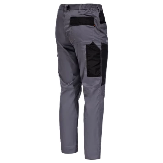 Pantaloni de lucru subtiri, ENOS stretch gri-negru, 210g/m2 Pantaloni de lucru subtiri, ENOS stretch gri-negru, 210g/m2