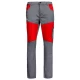 Pantaloni de lucru subtiri, ENOS stretch gri-rosu, 210g/m2 Pantaloni de lucru subtiri, ENOS stretch gri-rosu, 210g/m2