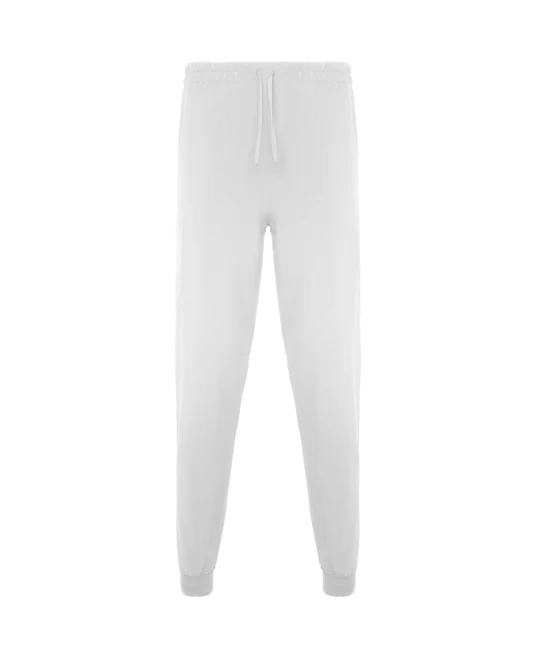 Pantaloni stretch cu snur si buzunare, 170g/m2, albi Pantaloni stretch cu snur si buzunare, 170g/m2, albi
