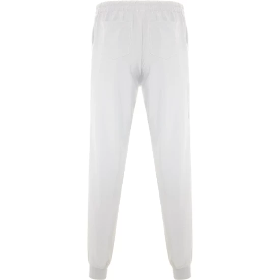Pantaloni elastan industria alimentara, 170g/m2, albi Pantaloni elastan industria alimentara, 170g/m2, albi