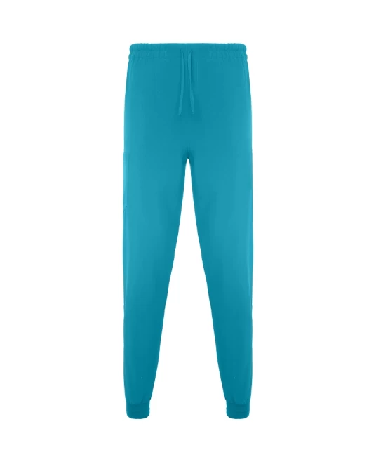 Pantaloni stretch cu snur si buzunare, 170g/m2, albastru turcoaz Pantaloni stretch cu snur si buzunare, 170g/m2, albastru turcoaz