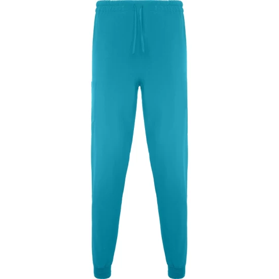 Pantaloni elastan industria alimentara, 170g/m2, albastru turcoaz Pantaloni elastan industria alimentara, 170g/m2, albastru turcoaz