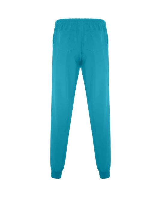 Pantaloni stretch cu snur si buzunare, 170g/m2, albastru turcoaz Pantaloni stretch cu snur si buzunare, 170g/m2, albastru turcoaz