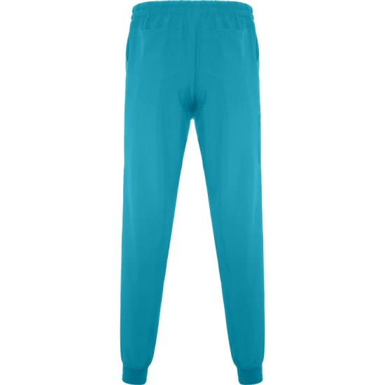 Pantaloni elastan industria alimentara, 170g/m2, albastru turcoaz Pantaloni elastan industria alimentara, 170g/m2, albastru turcoaz