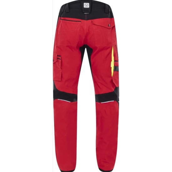 Pantaloni de lucru 4xstretch premium slimfit, rosu Pantaloni de lucru 4xstretch premium slimfit, rosu