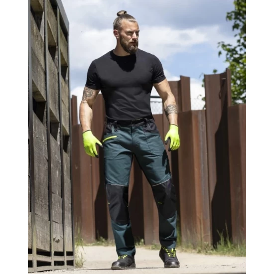 Pantaloni de lucru 4xstretch premium slimfit, verde Pantaloni de lucru 4xstretch premium slimfit, verde