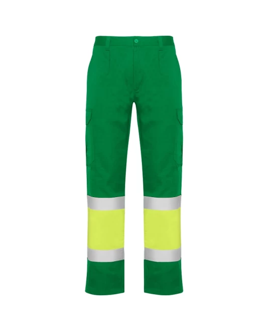 Pantaloni de vara HiVis dungi reflectorizante Daily, Verde galben Pantaloni de vara HiVis dungi reflectorizante Daily, Verde galben