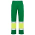 Pantaloni de vara HiVis dungi reflectorizante Daily, Verde galben