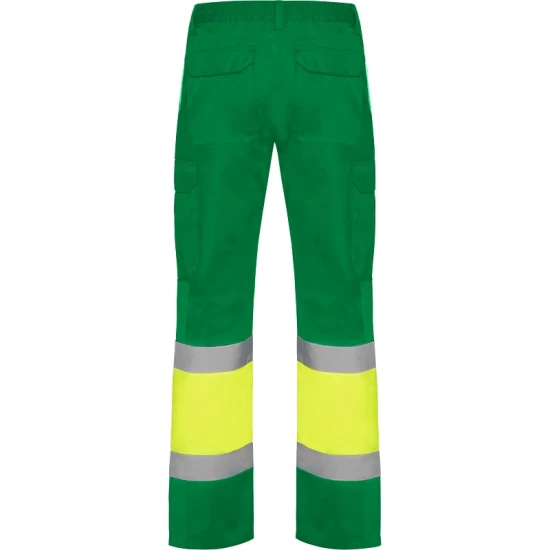Pantaloni de vara HiVis dungi reflectorizante Daily, Verde galben Pantaloni de vara HiVis dungi reflectorizante Daily, Verde galben