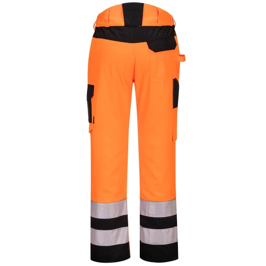 Pantaloni Hi-Vis fara elemente metalice PW2 [PW241], Portocaliu/Negru