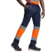 Pantaloni de vara HiVis dungi reflectorizante Daily, Bleumarin si portocaliu Pantaloni de vara HiVis dungi reflectorizante Daily, Bleumarin si portocaliu