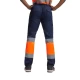 Pantaloni de vara HiVis dungi reflectorizante Daily, Bleumarin si portocaliu Pantaloni de vara HiVis dungi reflectorizante Daily, Bleumarin si portocaliu