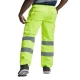 Pantaloni HiVis dungi reflectorizante, tercot 235 g/mp, galben Pantaloni HiVis dungi reflectorizante, tercot 235 g/mp, galben
