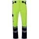 Pantaloni HiVis tercot 250 g/mp, galben negru Pantaloni HiVis tercot 250 g/mp, galben negru