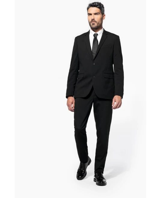 Pantaloni eleganti slimfit, stretch, poliester,Negru Pantaloni eleganti slimfit, stretch, poliester,Negru