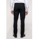 Pantaloni eleganti slimfit, cu vascoza si elastan, Bleumarin