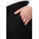 Pantaloni eleganti slimfit, cu vascoza si elastan, Bleumarin