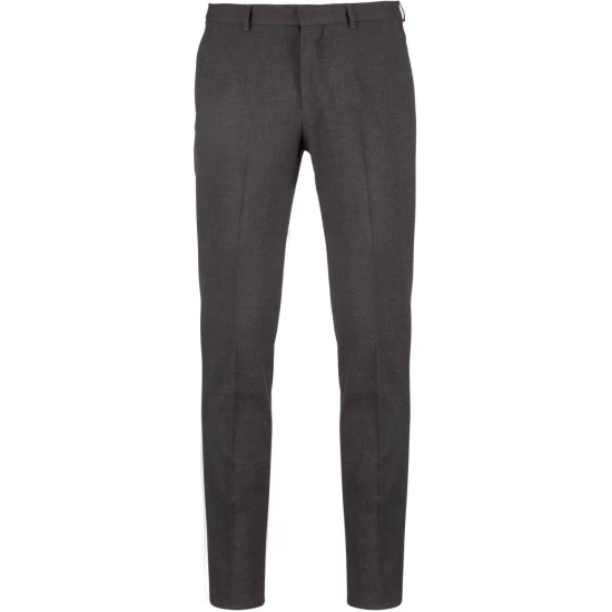 Pantaloni eleganti slimfit, cu vascoza si elastan, Gri inchis Pantaloni eleganti slimfit, cu vascoza si elastan, Gri inchis