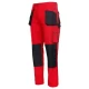 Pantaloni de lucru rezistenti la uzura Kastori, tercot 260g/m2, rosu negru Pantaloni de lucru rezistenti la uzura Kastori, tercot 260g/m2, rosu negru