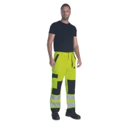 Pantaloni HiVis tercot 250g/m2, galben