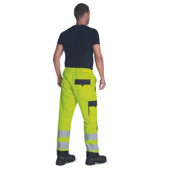 Pantaloni HiVis tercot 250g/m2, galben
