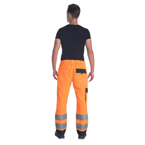 Pantaloni HiVis tercot 250g/m2, portocaliu