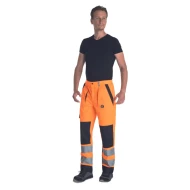 Pantaloni HiVis tercot 250g/m2, portocaliu