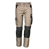 Pantaloni de lucru tercot foarte rezistent la rupere si confortabil, 300 g/mp, kaki