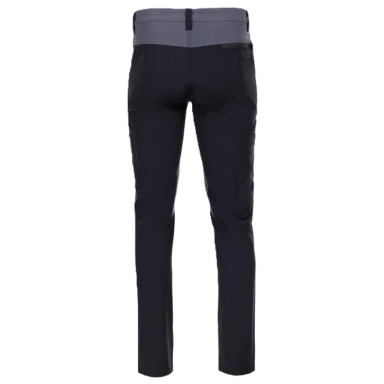 Pantaloni stretch foarte respirabili si comozi, 140g/m2, gri-negru Pantaloni stretch foarte respirabili si comozi, 140g/m2, gri-negru