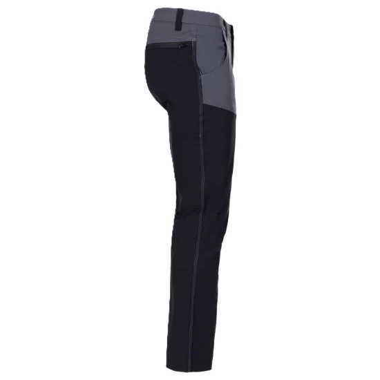 Pantaloni stretch foarte respirabili si comozi, 140g/m2, gri-negru Pantaloni stretch foarte respirabili si comozi, 140g/m2, gri-negru